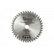 Диск пильный с напаянными зубцами из твердых сплавов 180х22х40T GEKO G00130