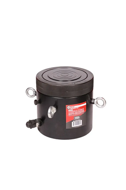 Цилиндр гидравлический с резьбовым штоком и гайкой для фиксации 150 т, ход штока 150 мм, L309 мм, 700bar ForceKraft FK-YG150150LS