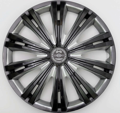 Колпак декоративный автомобильный Гига Super Blaсk 16" (4 шт) Star S16091