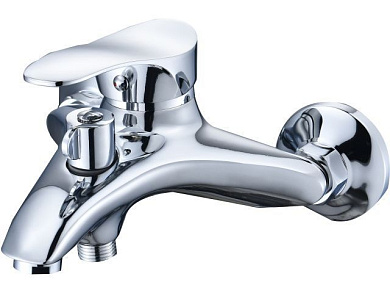 Смеситель для ванны D40-A, серия 310, короткий монолитный излив. эксцентриков нет ECONOCE EC0311