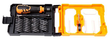 Отвертка многоцелевая с удлинителями и набором бит для точных работ 34 пр. BaumAuto BM-30311534