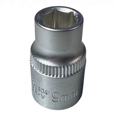 Головка торцевая 3/8" 6-гр 9 мм L28 мм CrV H-D HD-3804