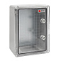 Щит пластиковый с монтажной платой прозр, дверь 500х350х190 мм IP65 EKF PROxima PBT65MP005