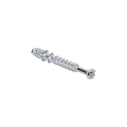 Шток эксцентрика с метрической резьбой 7*34/M6*8 цельнометаллический, уп/ 100 шт, AKS 124174