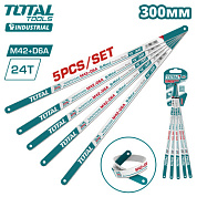 Полотно ножовочное биметаллическое 300 мм TOTAL THTKT57245 (5 шт)