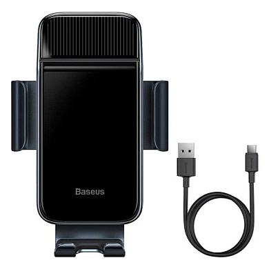 Автомобильный держатель Baseus Smart Solar Black (SUZG000001)