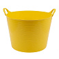 Ведро гибкое сверхпрочное, 40 л, желтое, Россия Сибртех 67507