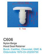 Клипса для крепления внутренней обшивки а/м GM, пласт., 100 шт Forsage C0606(GM)