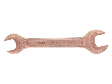 Ключ рожковый 17х19 мм, омедненный НИЗ 21205014