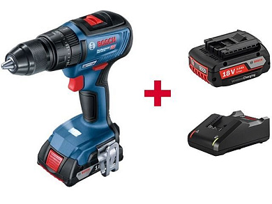Дрель-шуруповерт ударная аккумуляторная GSB 18V-50 Professional BOSCH (06019H5100)