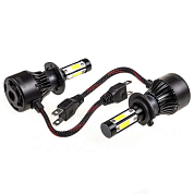 Автолампа-LED H7 28W 6000K 2500Lm 12/24V 1-конт НЕЙТРОН (X7) радиатор+вентилятор компл.2 шт SKYWAY S08701006