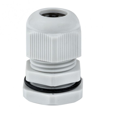 Сальник PG13,5 IP54 (20 шт) d отв, 21 мм / d провод, 6-12 мм EKF PROxima plc-pg-13.5-r