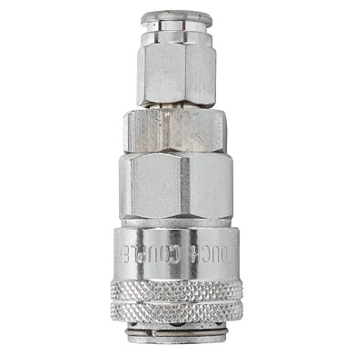 Быстроразъем "мама"-зажим под шланг 5х8 мм железо, тип USA Forsage F-20SPG