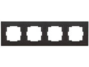 Рамка 4-ая горизонтальная черная, RITA, Mutlusan 22208001484
