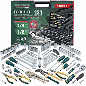 Набор инструментов 131 пр. 1/4"&1/2", 6-гр. RockForce RF LIGHT-41312-5