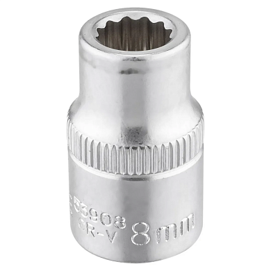 Головка 8 мм 12-гр 3/8'' RockForce RF-53908