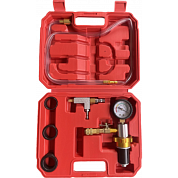 Манометр для вакуумного наполнения системы охлаждения -1 bar с набором переходников, 6 пр H-D HD-72996