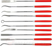 Набор надфилей алмазных 10 пр. 3х140x25 мм Yato YT-6145