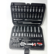 Набор инструмента 56 пр 1/4" 6-гр CrV H-D HD-14501