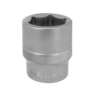 Головка 18 мм 6-гр 3/8'' RockForce RF LIGHT-53518