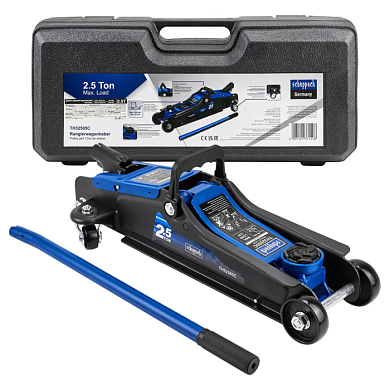 Домкрат подкатной гидравлический 2,5 т, 85-350 мм, в кейсе Scheppach Sch-TH32505C