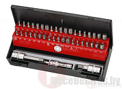 Набор бит HEX, Torx, Spline 10 мм и головок-бит Torx 1/2'' 44 пр. 10 мм Force 4441C