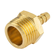 Переходник, наруж. резьба 1/2"-"елочка" 6 мм Forsage F-MH08/04