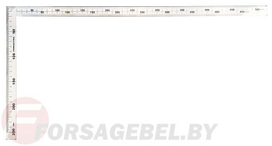 Угольник столярный 150x300 мм нерж Yato YT-7083