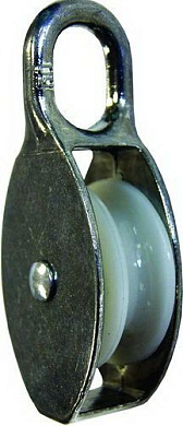 Блок одинарный PULLEY ZP 30 мм, с нейлоновым колесом EKT C71338