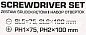 Набор отверток SL, PH 4 пр FORSTIME FT-7004B