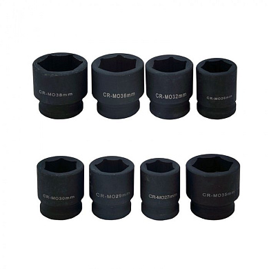 Набор ударных торцевых головок 3/4'' IW 1600 8 пр. Fubag 160104