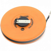 Рулетка геодезическая, лента ПВХ, закрытый круглый корпус Sparta