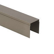 Профиль алюминиевый SENATOR шампань направляющая верхн. L-6000 мм одинарная АЛЮТЕХ 36200