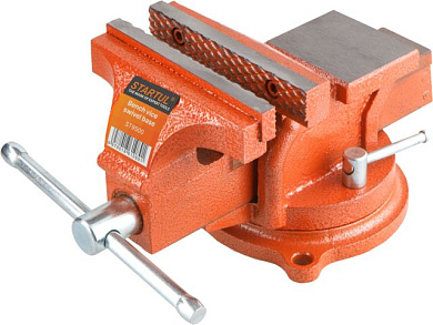 Тиски 100 мм слесарные, поворотные STARTUL PROFI ST9500-100