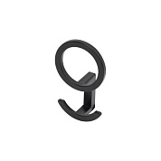 Крючок меб. трехрожковый мет. RONDO черный матовый AKS 113689