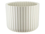 Кашпо ШАТО D380 мм H300 мм 29 л, белый ротанг IDEA М3040