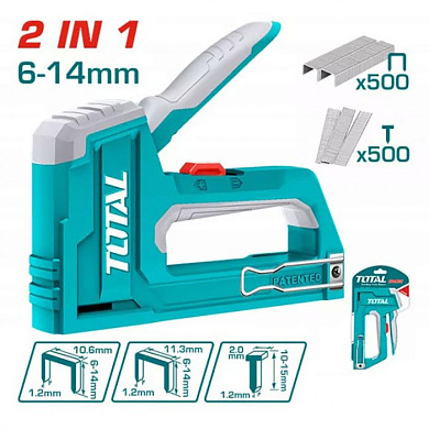 Степлер 2 в 1 TOTAL THT31146