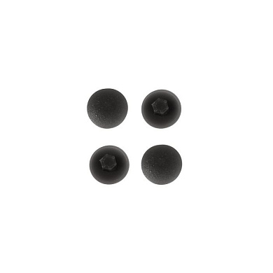 Заглушка пластик к конфирматам чёрный (01) (упак.-1тыс.шт.) PL 12461