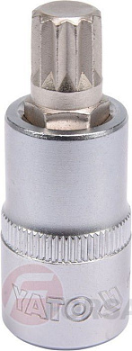 Головка-бита 1/2'' Spline M12 L55 мм. Yato YT-04344