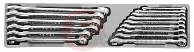Набор комбинированных гаечных ключей на полотне 8-24 мм 15 пр. Force C5153