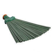 Метла полипропиленовая, 295 x 255 мм, веерная, без черенка, Россия Сибртеx 63208
