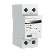 Устройство защиты от импульсных перенапряжений Тип 1 Iimp 25kA (10/350μs) 1P EKF spd-t1-25-1p