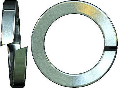 Шайба гровер M42, DIN127B, цинк, 225 шт EKT CV012210