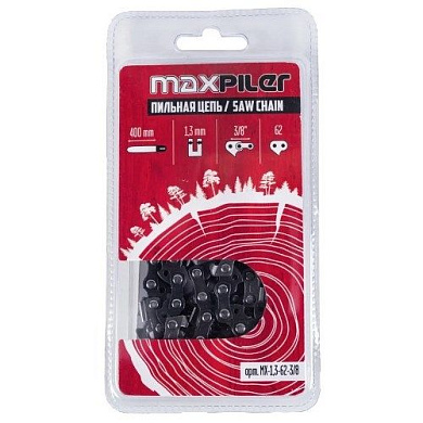Цепь пильная МХ, 450мм, 3/8, 1.3мм, 62зв. (Partner, Poulan 18'') PIT MX-1,3-62-3/8