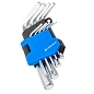 Набор ключей HEX (6-гр) Г-образных 10 пр., 1.27-10 мм Forsage F-5102