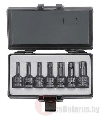 Набор головок-бит Torx ударных T30-T70 7 пр. 1/2'' Force 4078