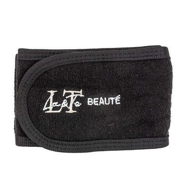 Повязка на голову на липучке, черная La and Te beaute gumblack1