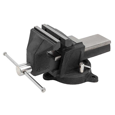 Тиски стальные усиленные поворотные с наковальней 8''-200 мм FORSTIME FT-6540908