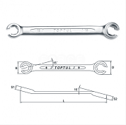 Ключ разрезной Toptul серия AEEA