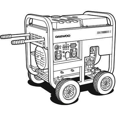 Генератор дизельный DDAE 11000DXE-3 Daewoo Power DDAE 11000DXE-3 (2024)